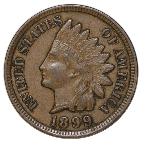 1899 Indian Head Cent Penny - XF