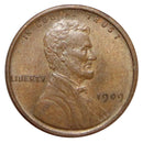 1909 VDB -P Lincoln wheat cent 1c - XF Extra Fine Condition (SP)