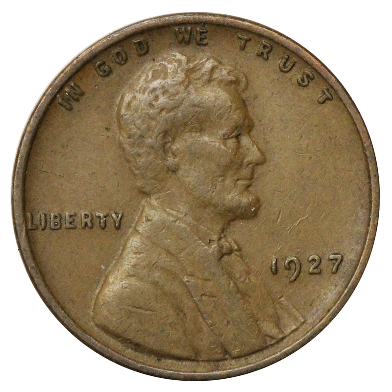 1927 -P Lincoln wheat cent 1c - XF Extra Fine Condition (SP)