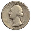 1932 -D Washington Quarter 25c - VG Very Good Condition (SP)