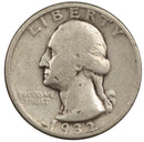 1932 -D Washington Quarter 25c - VG Very Good Condition (SP)