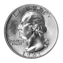 1941 -D Washington Quarter 25c - Gem BU Condition (SP)