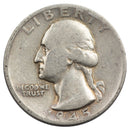 1945 -D Washington Quarter 25c - VG Very Good Condition (SP)