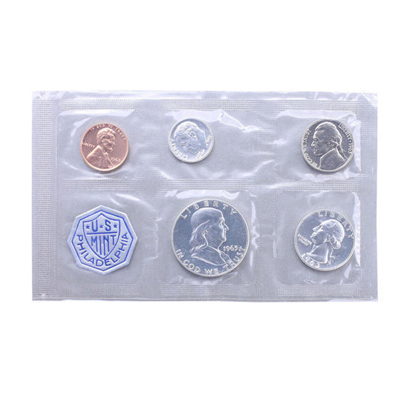 1963 Silver Proof Set (OGP) 5 coins