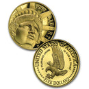 1996 Statue of Liberty Proof Commemorative 3 Coin Set 90% Silver, Gold & Clad OGP
