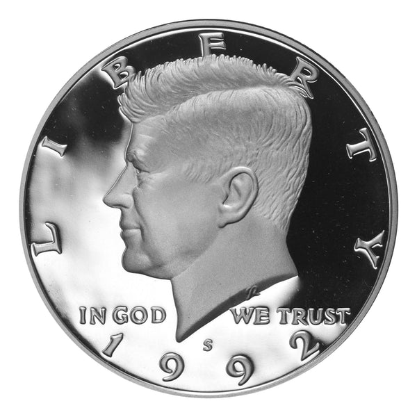 1992 S Kennedy Half Dollar 90% Silver Proof