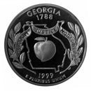1999 S State Quarter Gem Deep Cameo Proof Roll CN-Clad (40 Coins)