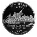 1999 S New Jersey State Quarter Proof Roll CN-Clad (40 Coins)