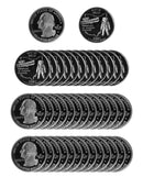 2002 S Ohio State Quarter Proof Roll 90% Silver (40 Coins)