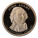 2007 S John Adams Presidential Dollar Proof Roll (20 Coins)