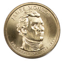 2008 -D James Monroe Presidential Dollar BU Clad US Coin