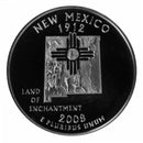 2008 S New Mexico State Quarter Proof Roll CN-Clad (40 Coins)