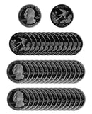 2008 S Oklahoma State Quarter Proof Roll 90% Silver (40 Coins)