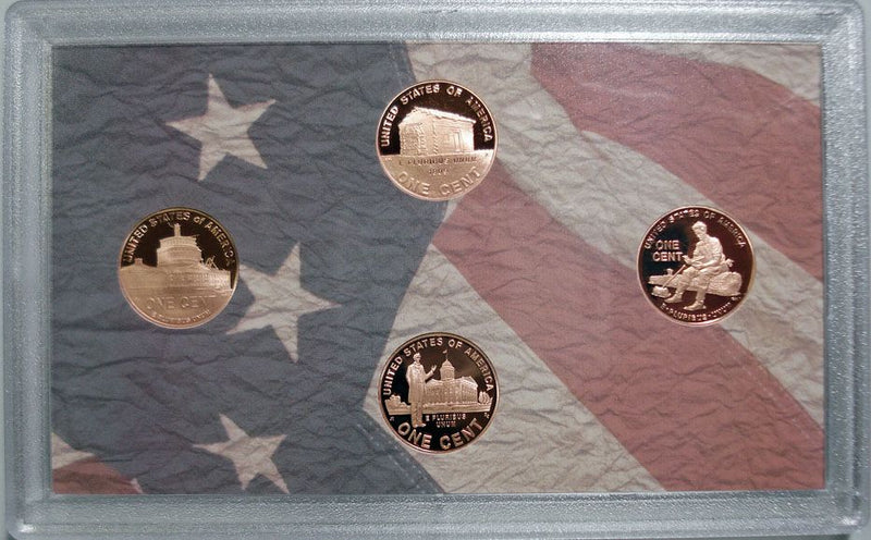2009 Lincoln Bicentennial Cent Proof Set Partial Proof Set - 4 coins