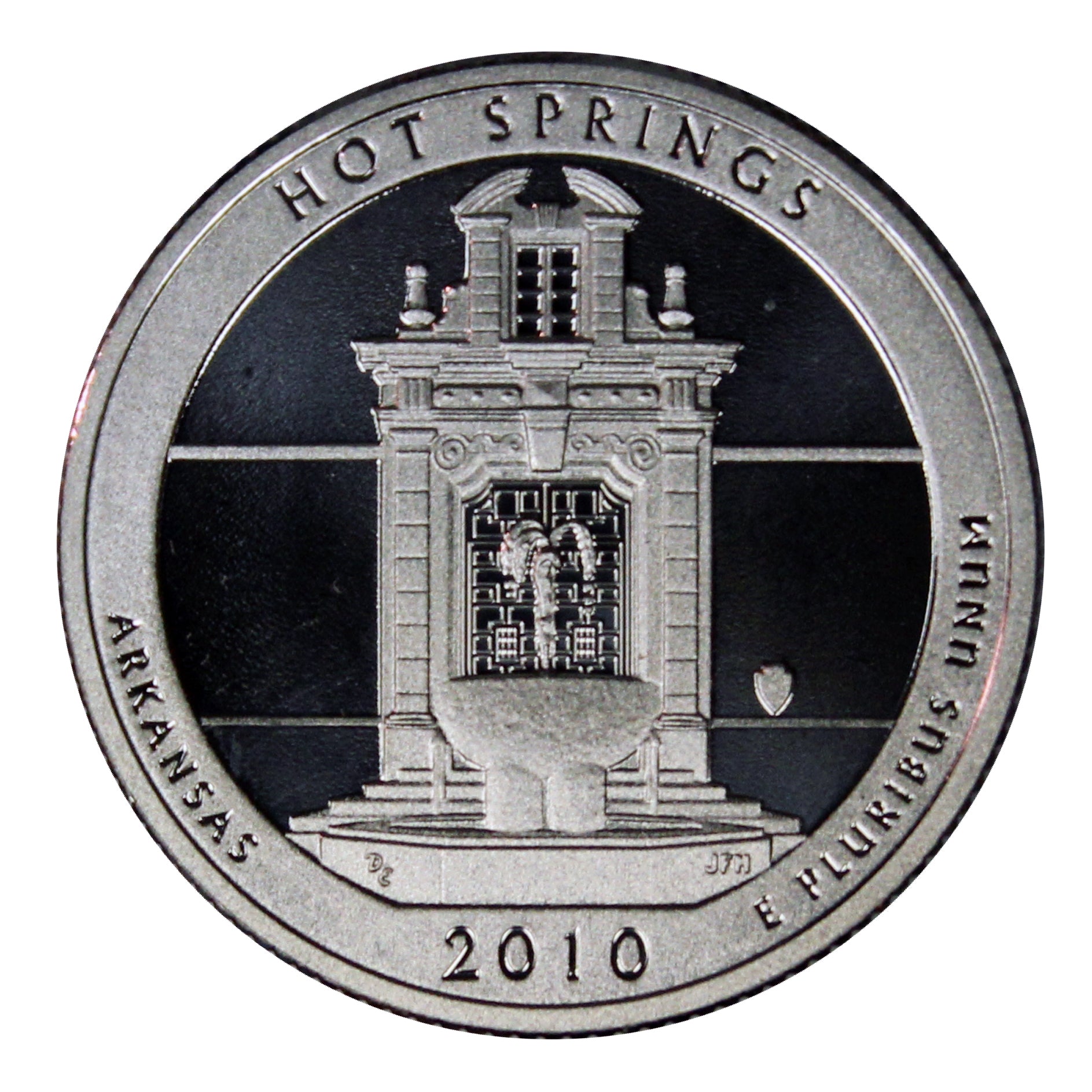 2010 S Parks ATB Quarter Hot Springs Gem Deep Cameo Proof 90% Silver