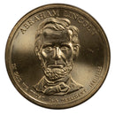 2010 Abraham Lincoln Presidential Dollar Bank Roll Sealed BU Clad 25 US Coin