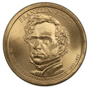 2010 Franklin Pierce Presidential Dollar Bank Roll Sealed BU Clad 25 US Coin