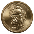 2010 Franklin Pierce Presidential Dollar Bank Roll Sealed BU Clad 25 US Coin