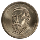 2012 Benjamin Harrison Presidential Dollar Bank Roll Sealed BU Clad 25 US Coin