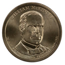2013 William Mckinley Presidential Dollar Bank Roll Sealed BU Clad 25 US Coin