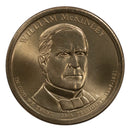 2013 William Mckinley Presidential Dollar Bank Roll Sealed BU Clad 25 US Coin