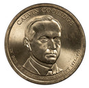 2014 -P Calvin Coolidge Presidential Dollar BU Clad US Coin