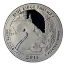 2015 S Parks Quarter ATB Gem Deep Cameo Proof Roll CN-Clad (40 Coins)
