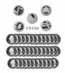 2015 S Parks Quarter ATB Gem Deep Cameo Proof Roll CN-Clad (40 Coins)
