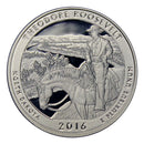2016 S Parks Quarter ATB Gem Deep Cameo Proof Roll CN-Clad (40 Coins)