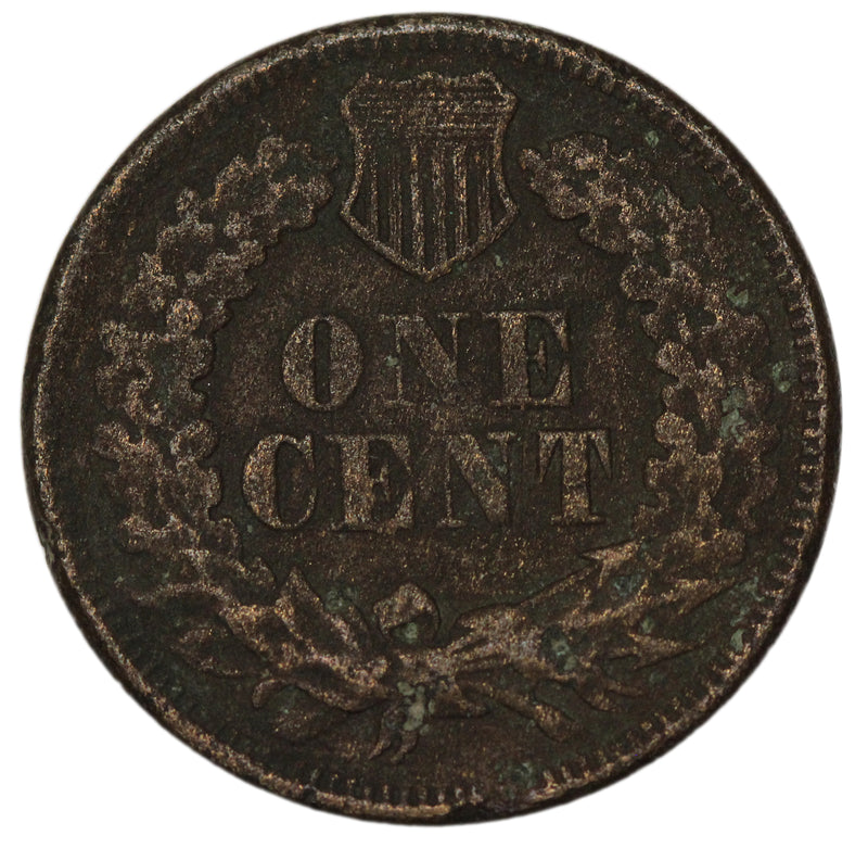 1867 -P Indian Head cent 1c - FN Fine details (2039) Corroded
