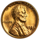 1935 -S Lincoln wheat cent 1c - Gem BU Condition (44127)