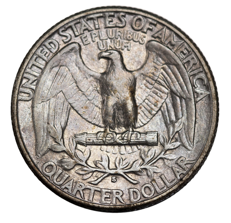1932 -S Washington Quarter 25c - XF Extra Fine Condition (55023)
