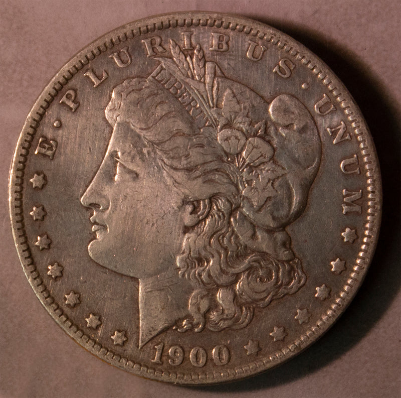 1900 -O Morgan Silver Dollar - VF Condition (7055)