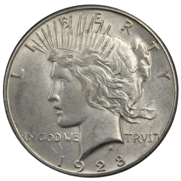 1928 -S  Peace Silver Dollar - XF Extra Fine Condition (AP 8010)