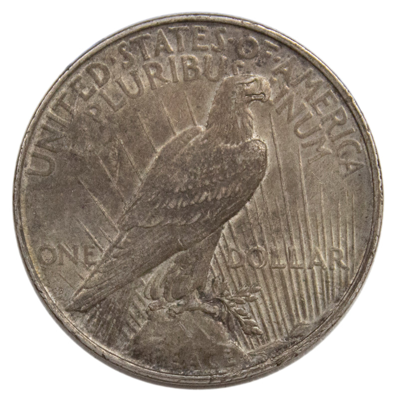 1927 -D  Peace Silver Dollar - XF Extra Fine Condition (AP 8021)