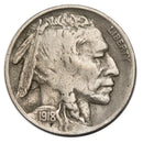 1918 -D Buffalo Nickel - VF Very Fine Condition (9091)