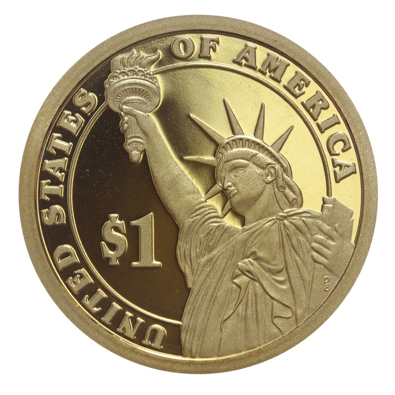 2007-S John Adams Presidential Proof Dollar Gem Deep Cameo US Coin