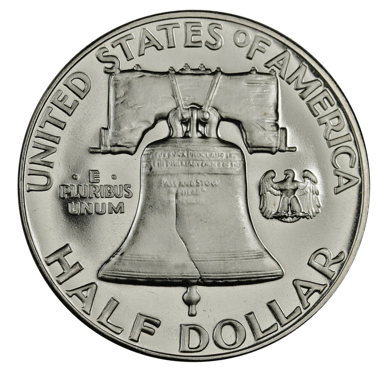 1958 Franklin half dollar Gem 90% Silver Proof