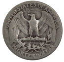 1937 -S Washington Quarter 25c - VG Very Good Condition (SP)