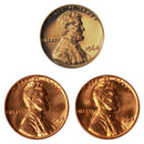 1964 P D S Lincoln Memorial Cent 1c Year set Proof & BU US 3 Coin lot