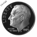1995 S Roosevelt Dime Choice Cameo CN-Clad Proof