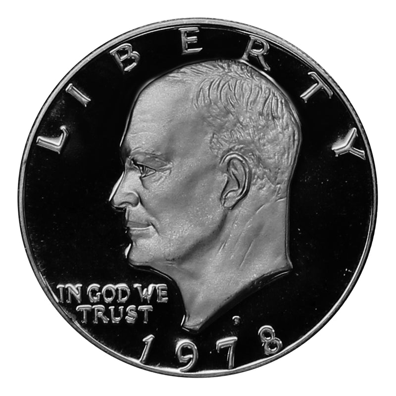 1978 S Eisenhower Dollar Gem Deep Cameo Proof Roll CN-Clad (20 Coins)