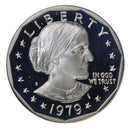 1979 S Susan B Anthony Dollar Gem DCAM Proof CN-Clad Type 2 (Clear S)