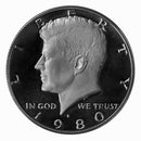1980 S Kennedy Half Dollar CN-Clad Proof
