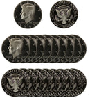 1993 S Kennedy Half Dollar Gem Proof Roll CN-Clad (20 Coins)