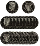 1999 S Kennedy Half Dollar Gem Proof Roll CN-Clad (20 Coins)