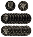 2001 S Kennedy Half Dollar Gem Proof Roll CN-Clad (20 Coins)