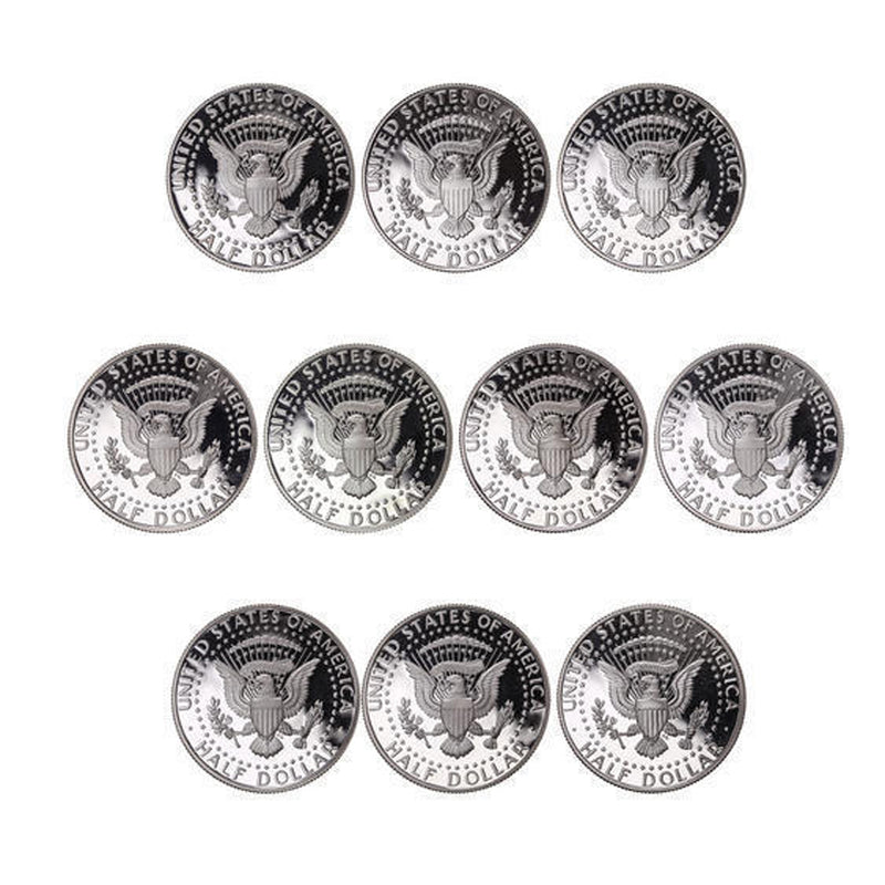 2000-2009 S Proof Kennedy Half Dollar Run 90% Silver 10 Coins