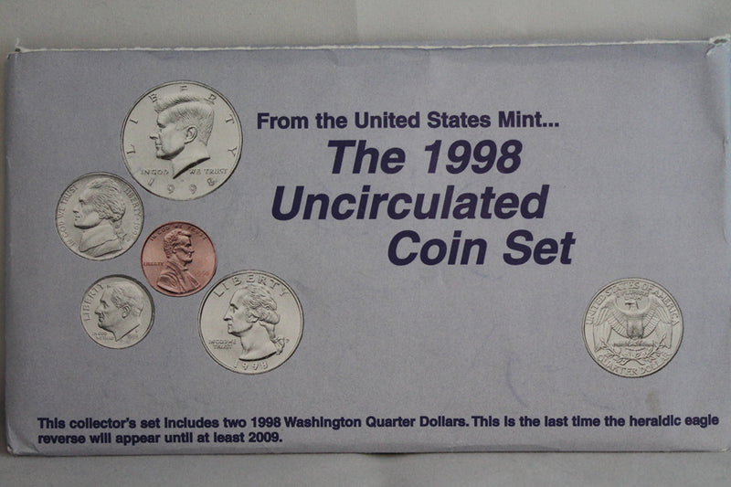 1998 PD US Mint Set (OGP) 10 Coins