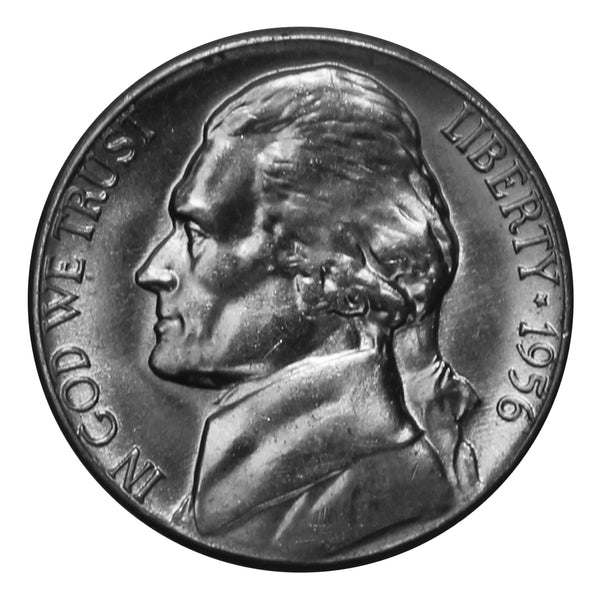 1956 -D Jefferson Nickel - Choice/Gem BU US Coin